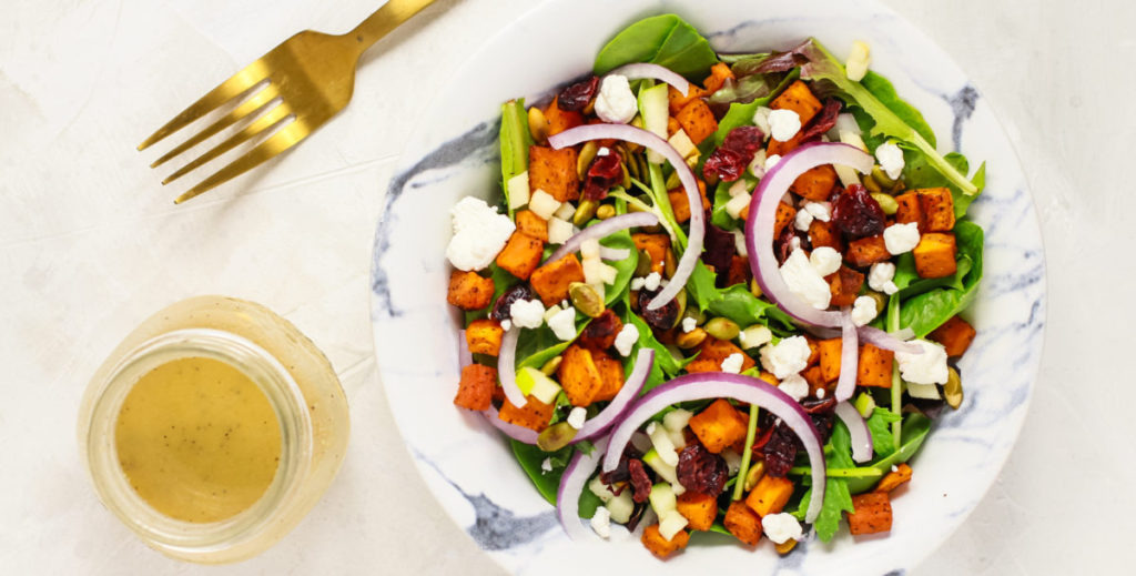 Sweet Potato and Pomegranate Salad