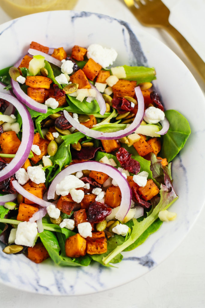 Sweet Potato and Pomegranate Salad