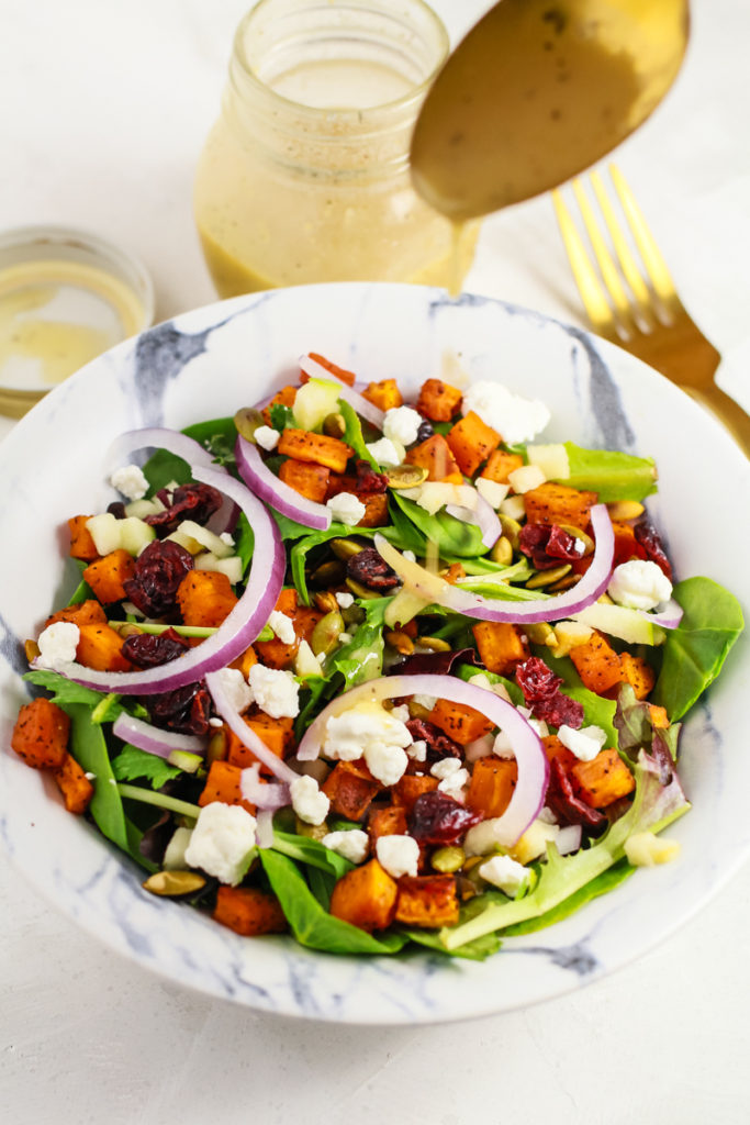 Sweet Potato and Pomegranate Salad