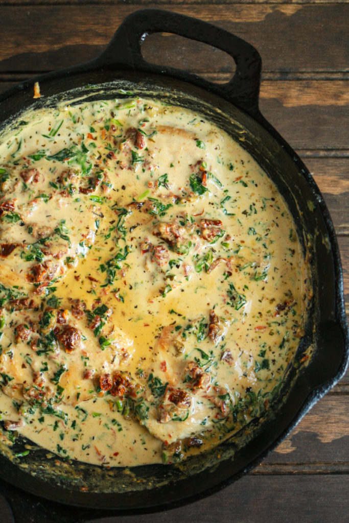 Creamy Garlic Tuscan Chicken