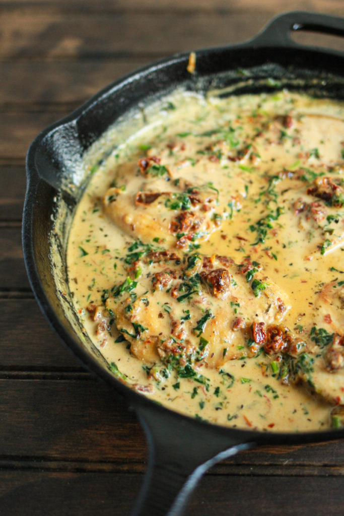 Creamy Garlic Tuscan Chicken