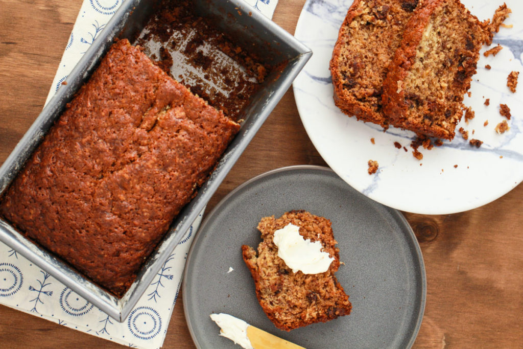 Chocolate Coconut Banana Bread