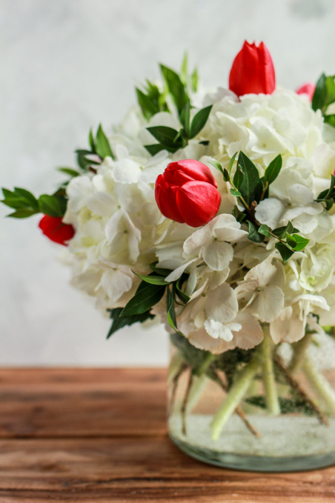 Holiday Flower Centerpiece