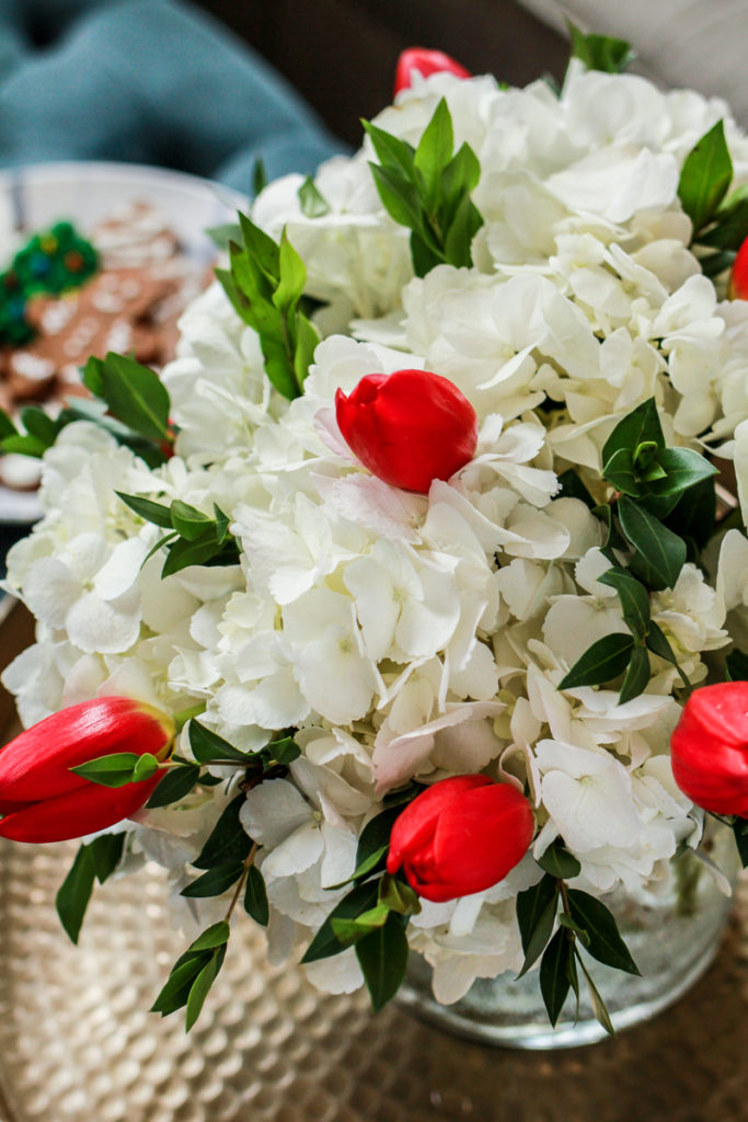 Holiday Flower Centerpiece