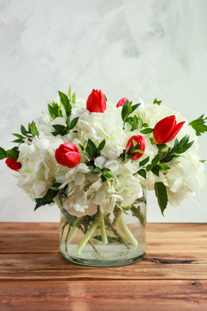 Holiday Flower Centerpiece