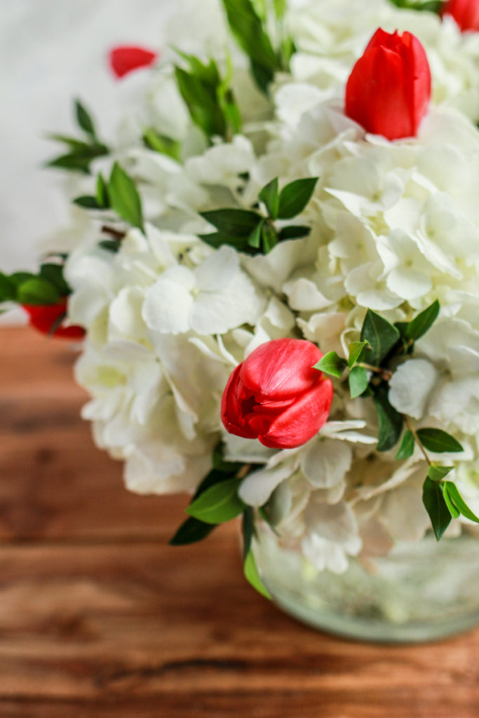 Holiday Flower Centerpiece