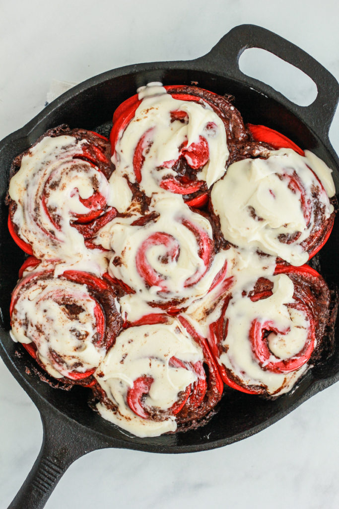 Red Velvet Cinnamon Rolls