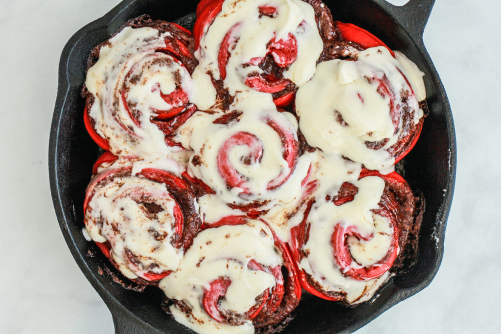 Red Velvet Cinnamon Rolls