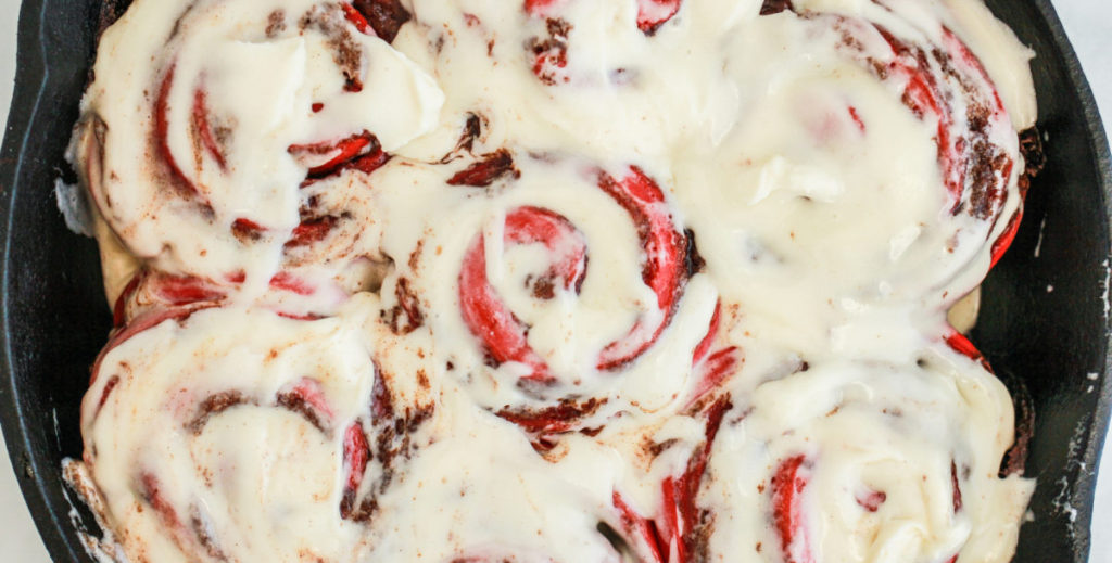 Red Velvet Cinnamon Rolls