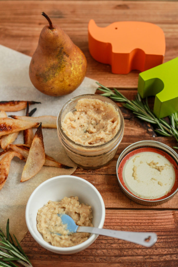 Rosemary Roasted Pears Baby Food