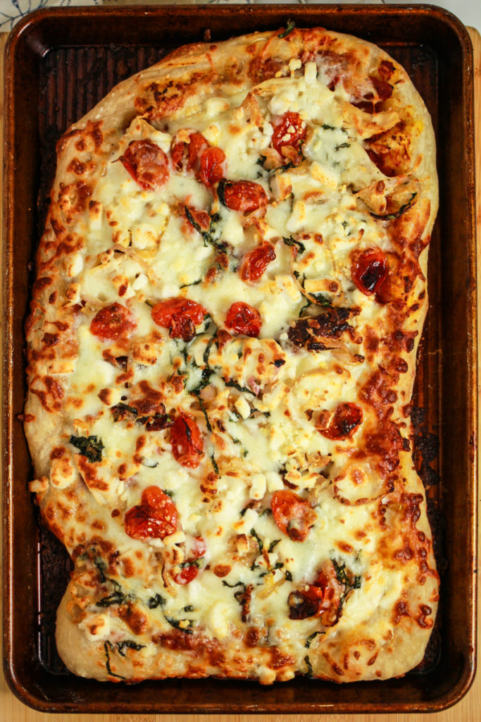 Roasted Chicken Pizza