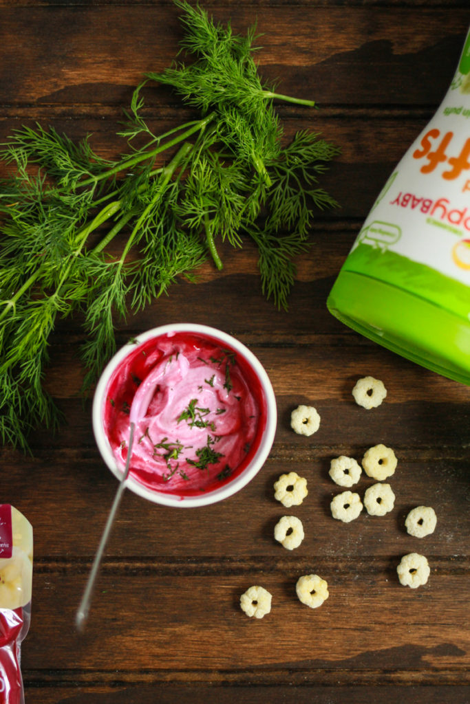 Beets and Dill Yogurt Baby Food