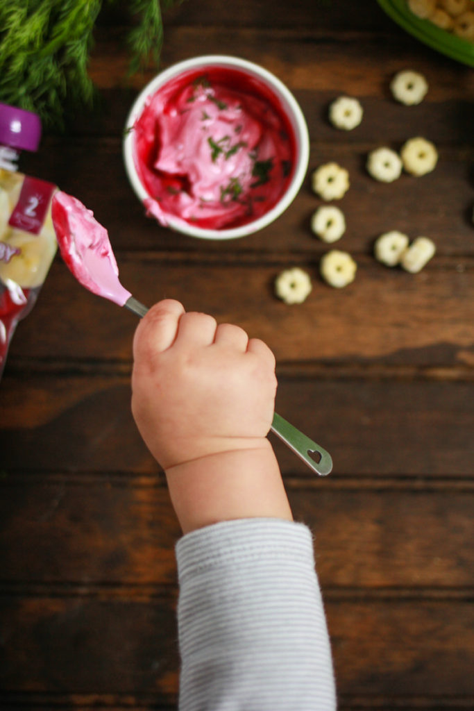 Beets and Dill Yogurt Baby Food