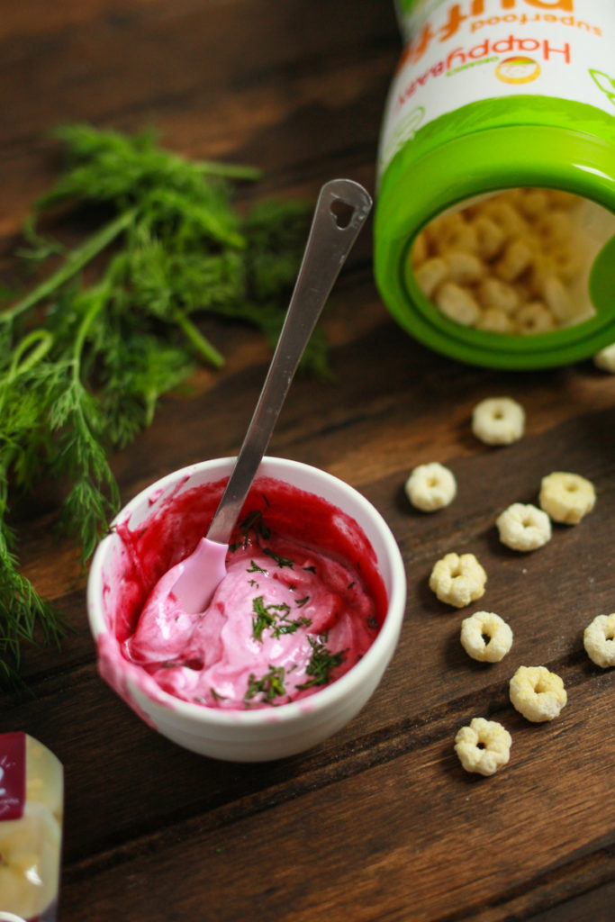 Beets and Dill Yogurt Baby Food