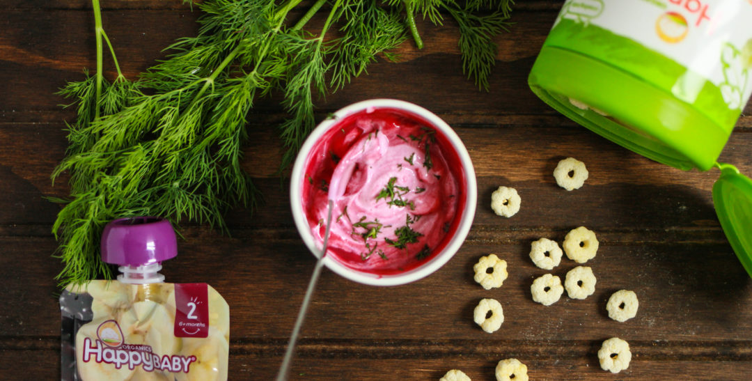 Beets and Dill Yogurt Baby Food