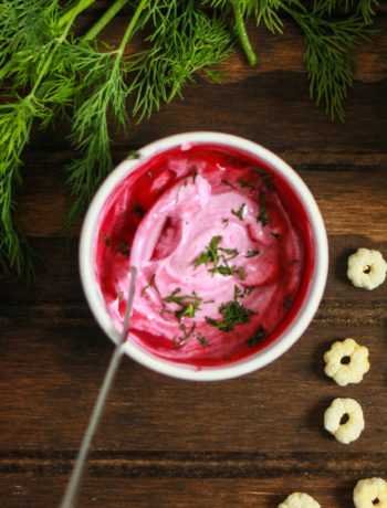 Beets and Dill Yogurt Baby Food