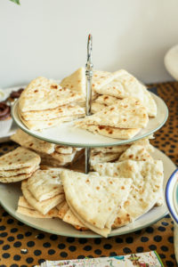 Pita Bread for Dipping in Spinach Dip