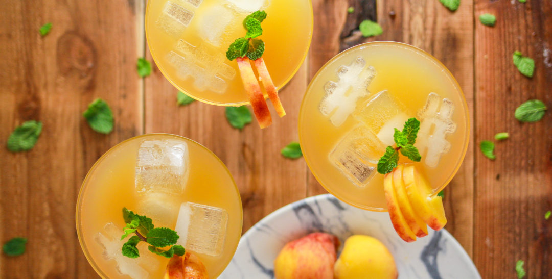 Peach margaritas