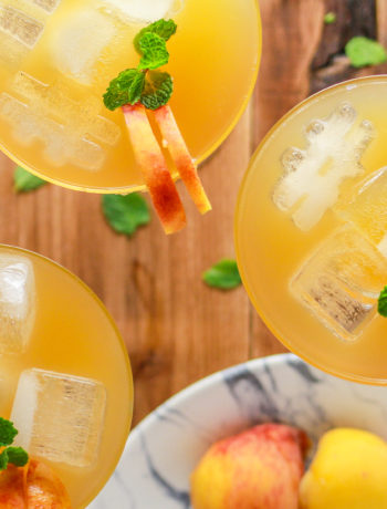 Peach margaritas