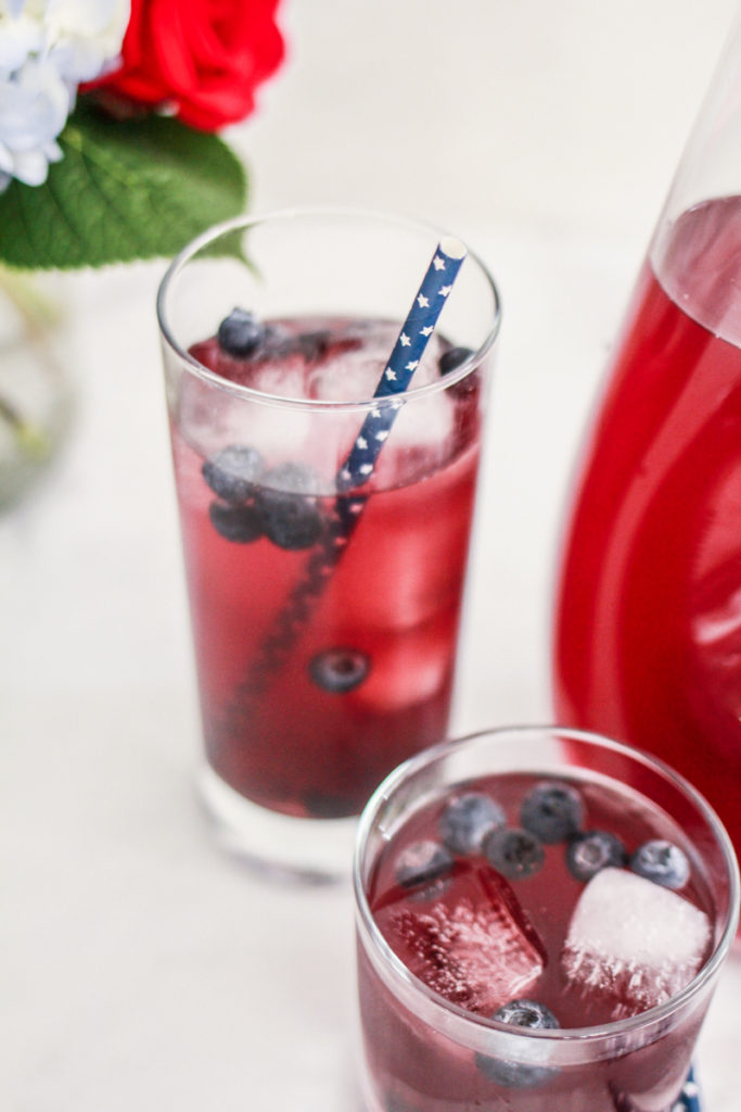 Blueberry Basil Iced Tea