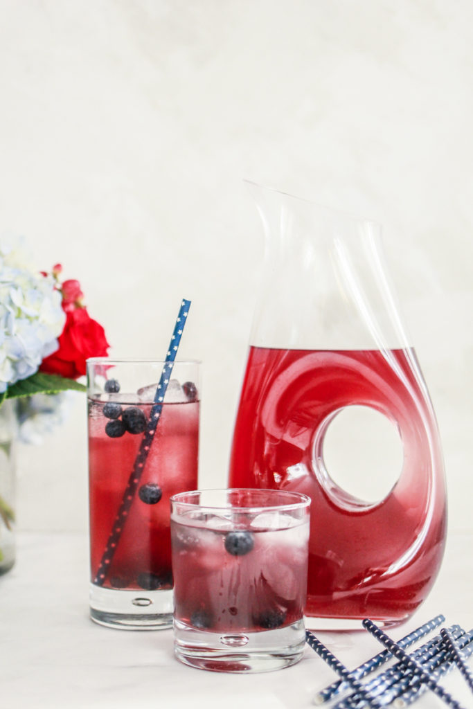 Blueberry Basil Iced Tea