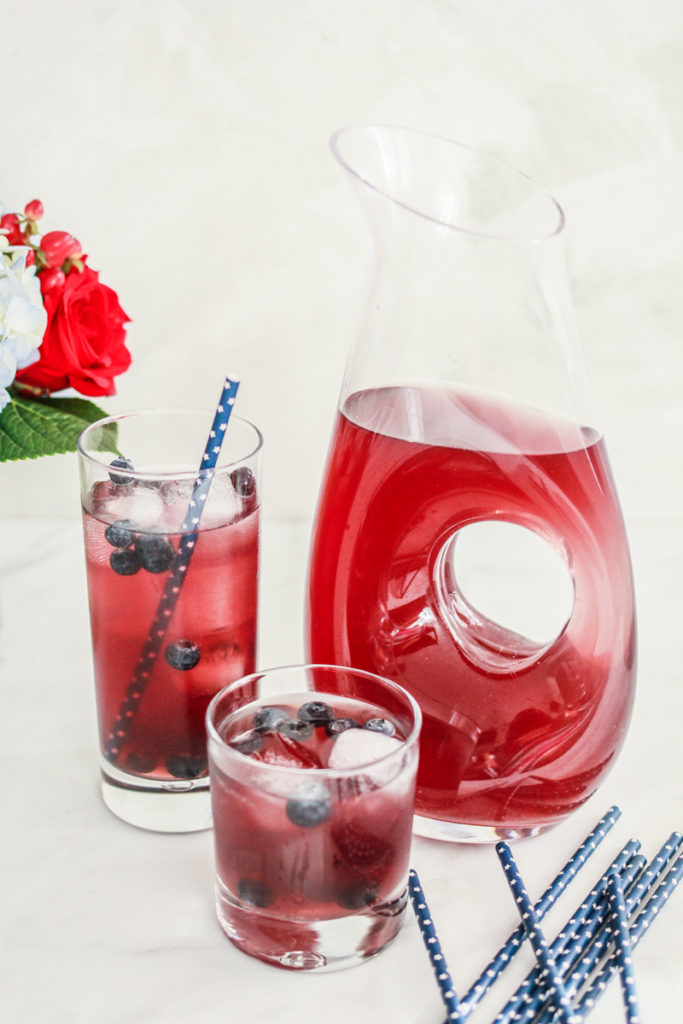 Blueberry Basil Iced Tea