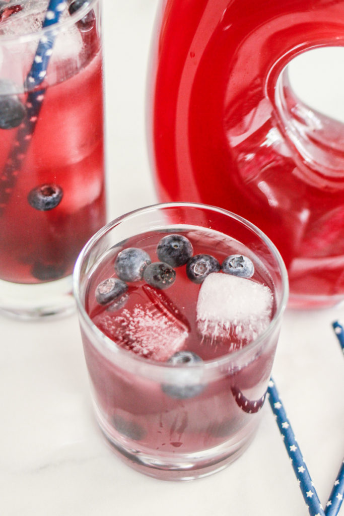 Blueberry Basil Iced Tea