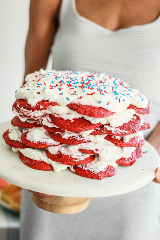 Red Velvet Icebox Cake