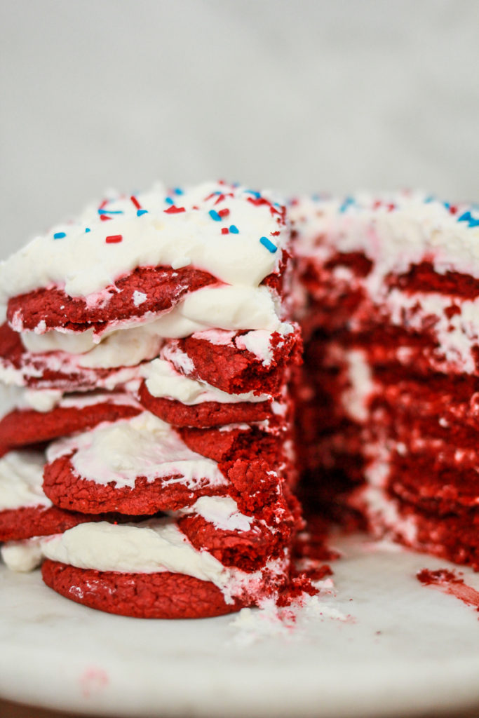 Red Velvet Icebox Cake