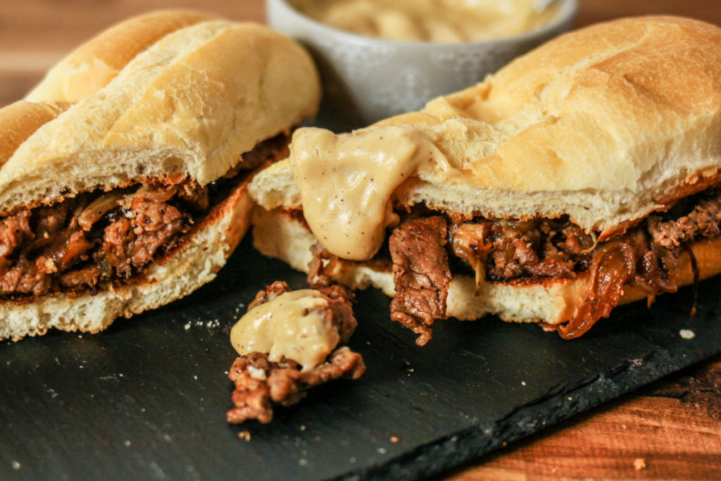 Philly French Dip Sandwiches