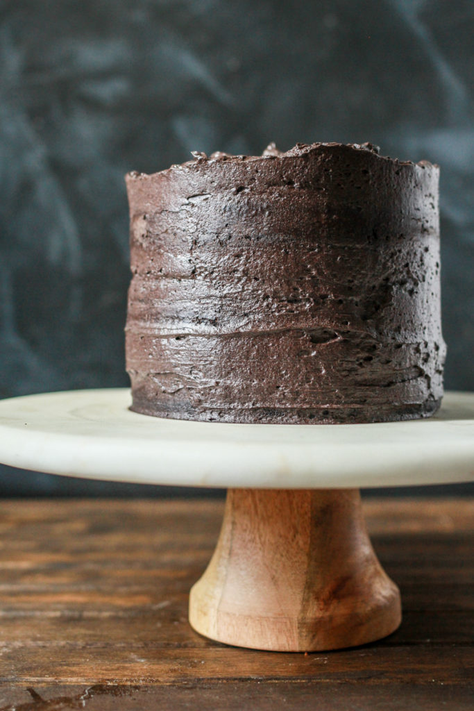 Black Chocolate Cake