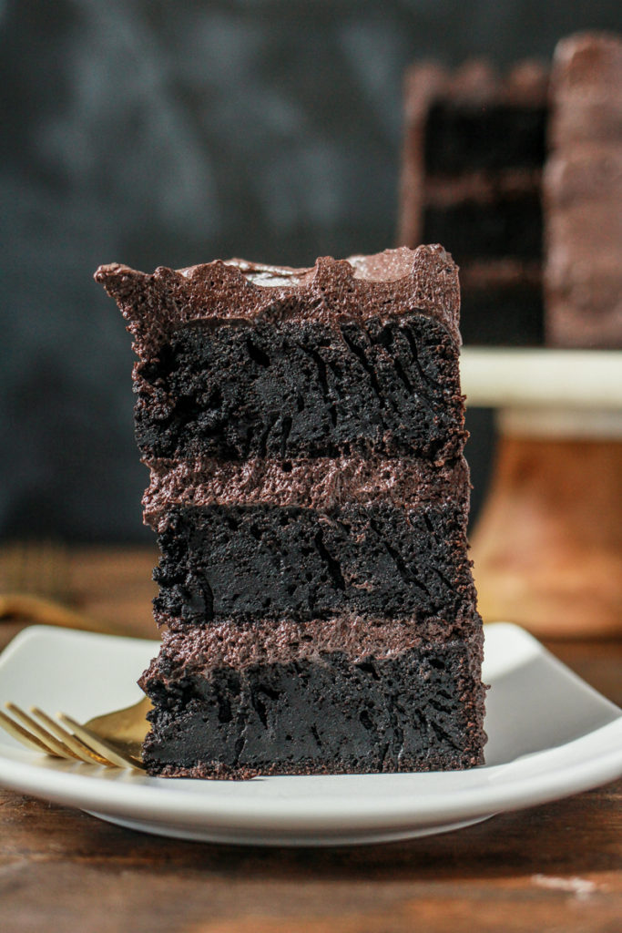 Black Chocolate Cake