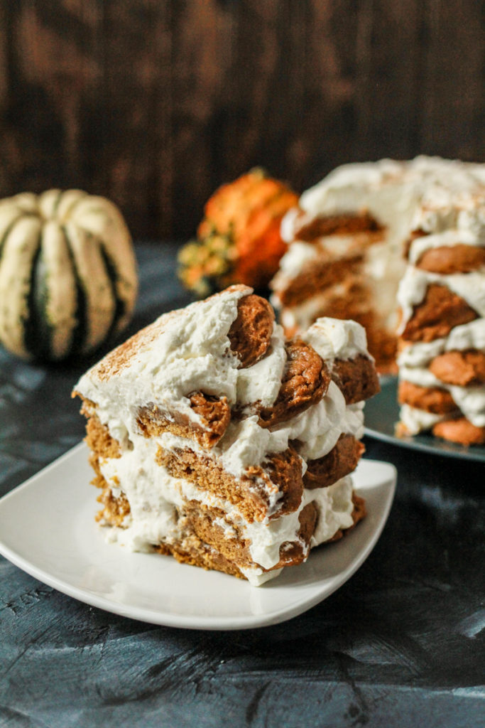 Pumpkin Spice Icebox Cake