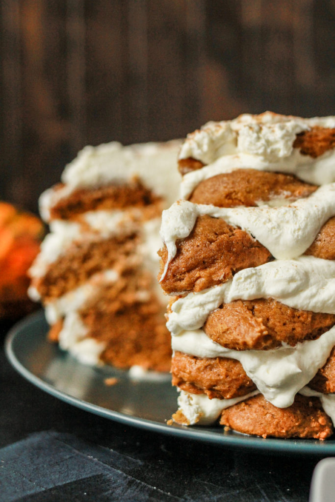 Pumpkin Spice Icebox Cake