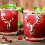 Cinnamon-Spiced Pomegranate Margaritas