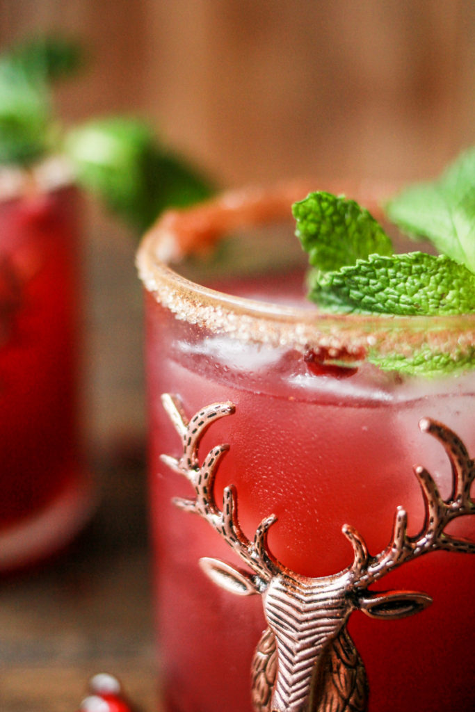 Cinnamon-Spiced Pomegranate Margaritas