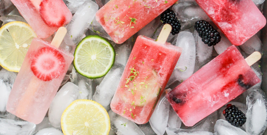 Boozy popsicles