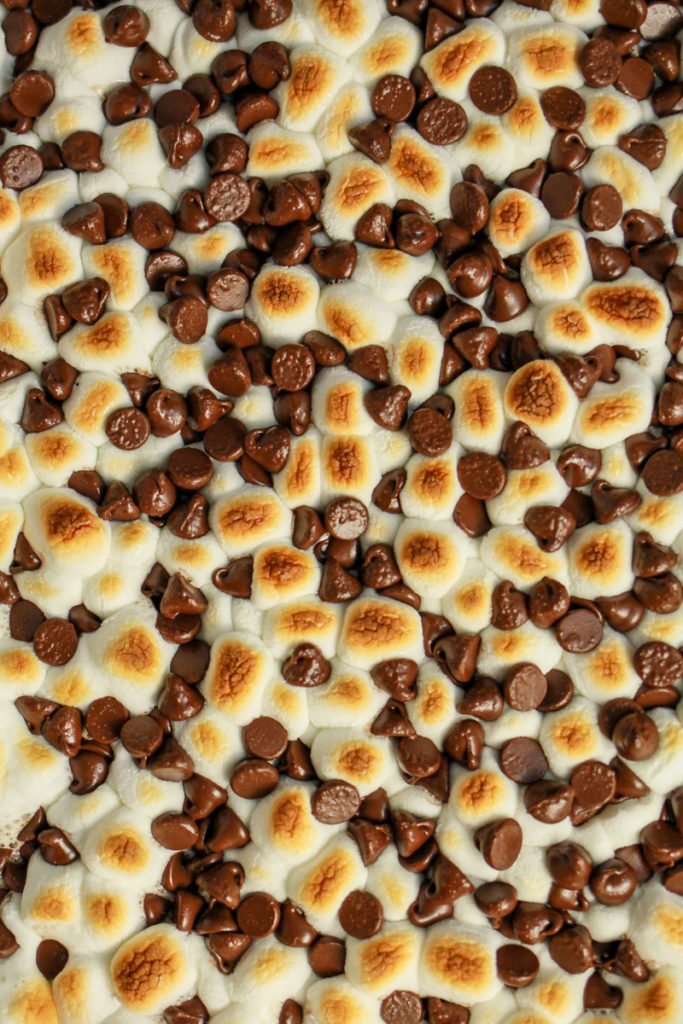 smores brownie bars