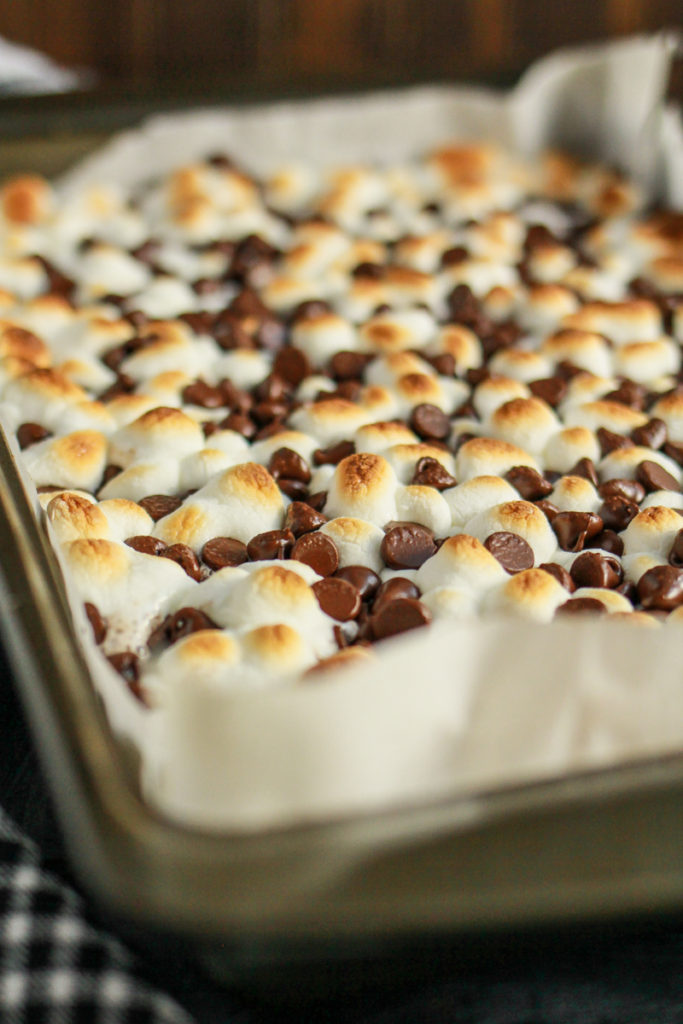 smores brownie bars