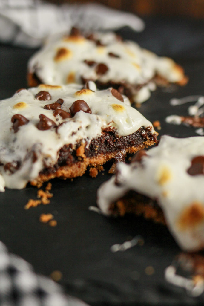 smores brownie bars