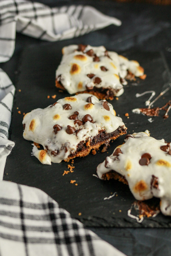 smores brownie bars