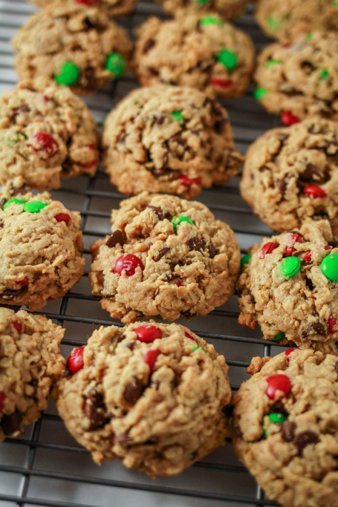 Peanut Butter Oatmeal Chocolate Chip Cookies