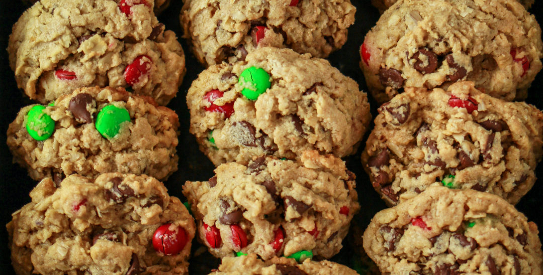 Peanut Butter Oatmeal Chocolate Chip Cookies