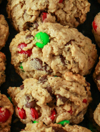 Peanut Butter Oatmeal Chocolate Chip Cookies