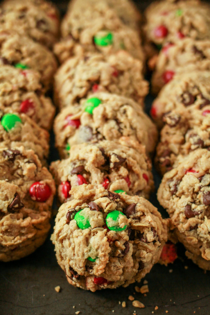 Peanut Butter Oatmeal Chocolate Chip Cookies