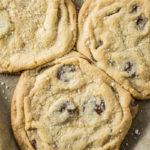 Giant Crinkled Chocolate Chip Cookies