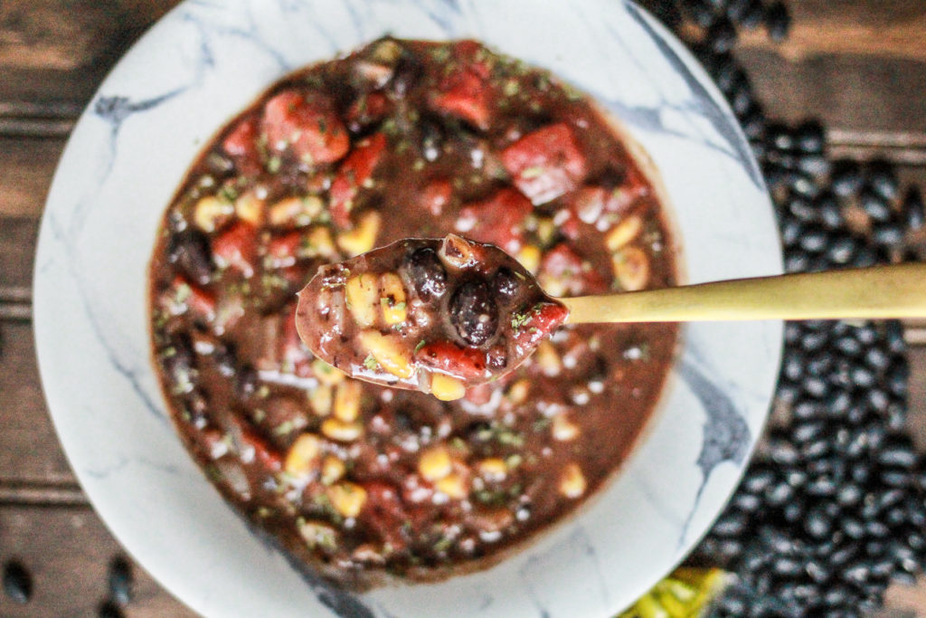 black bean soup