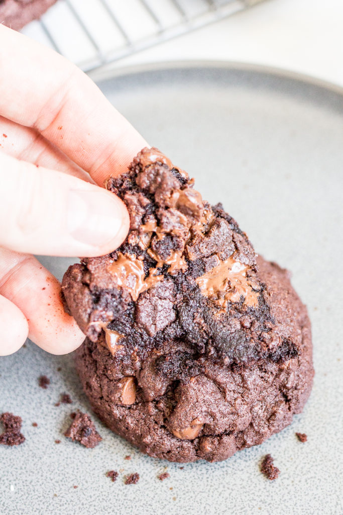 Double Chocolate Levain Cookies