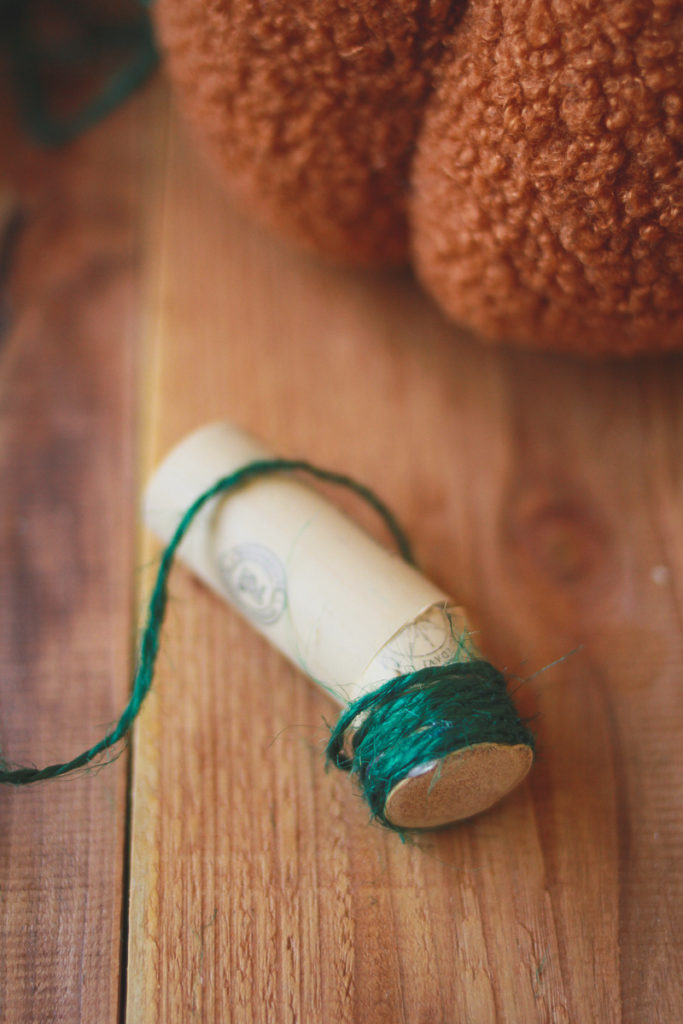 Twine and cork