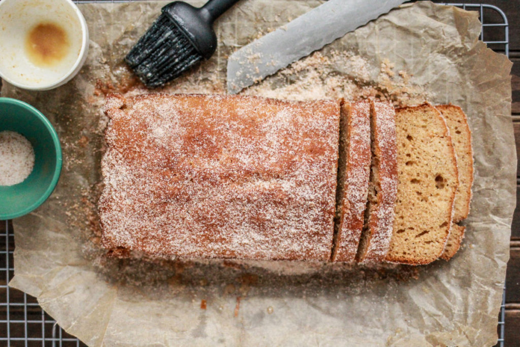 Apple Cider Doughnut Loaf Cake